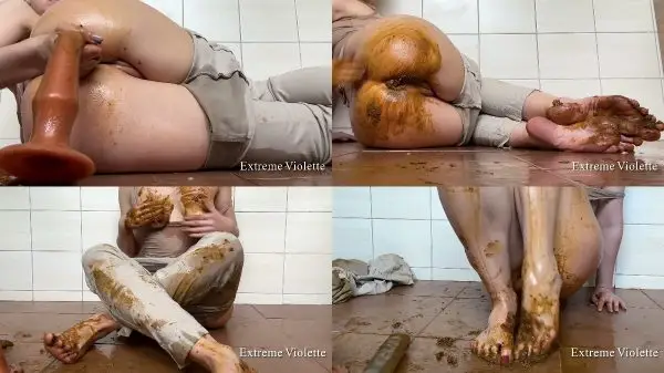 Extreme Violette – Slink and Pump Scat first time