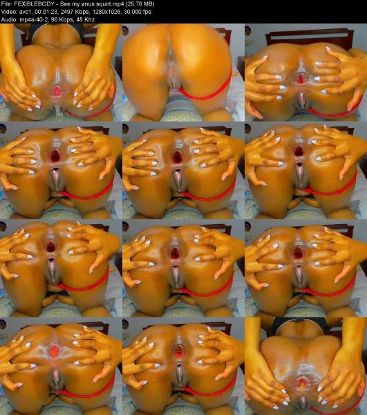 FEXIBLEBODY – See my anus squirt
