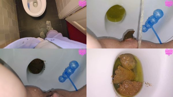 Kitty Skatt – Female POV huge fat moaning dump and piss