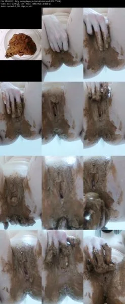 MELLODI – Dirty pussy playing in the bathroom