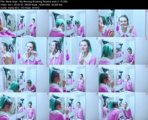 Maria Anjel – My Morning Brushing Routine