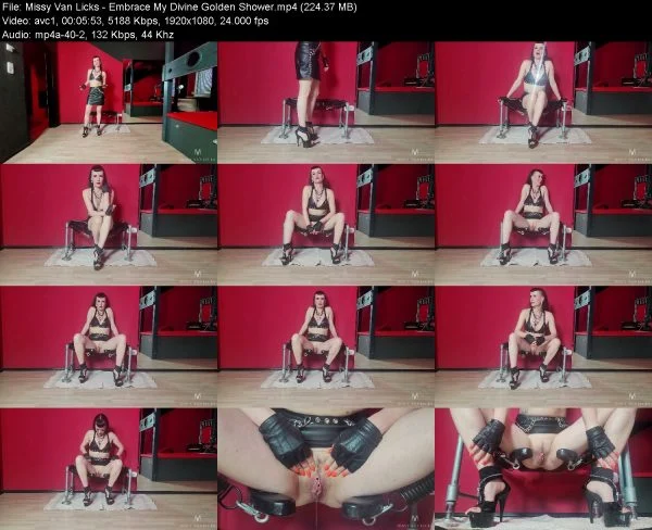 Missy Van Licks – Embrace My Divine Golden Shower