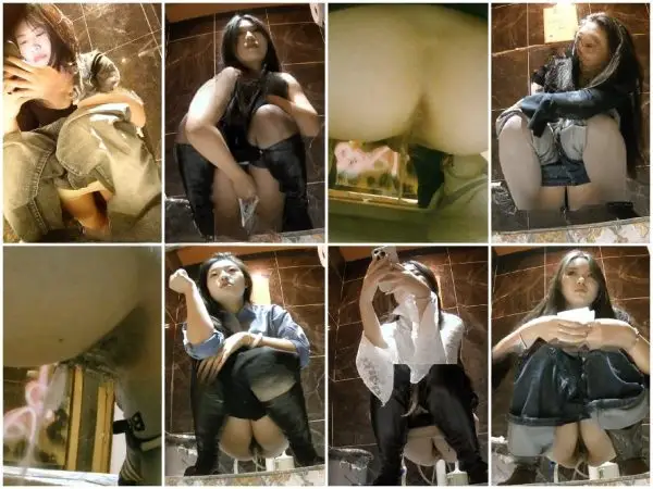 オンライン限定プレミア：【パノラマバートイレショット】黒ストッキングとハイヒールを履いた様々な美女が登場。11 Hidden Camera