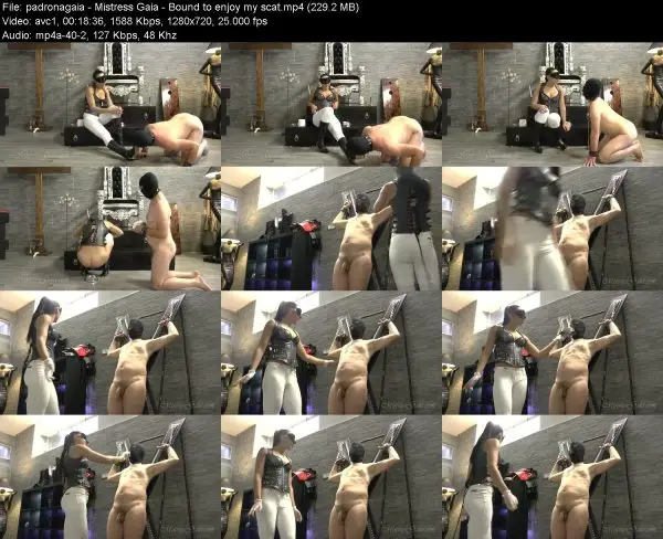 padronagaia – Mistress Gaia – Bound to enjoy my scat