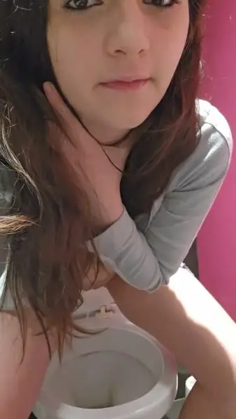 Desperate girls peeing in public