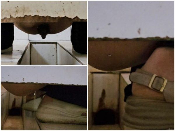 女性が乾いたトイレをこっそり撮影しながら拍手をする – 画面いっぱいに糞便が映る、下痢エピソード34。 Hidden Cam Toilet