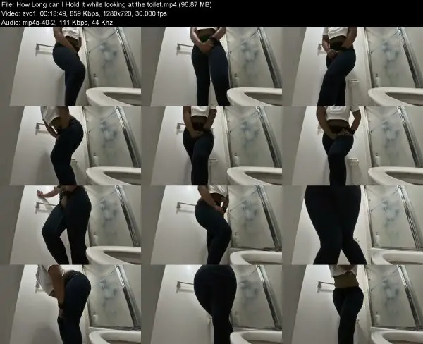 How Long can I Hold it while looking at the toilet