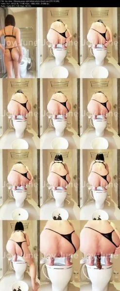 Joy June – Morning poop right before photo shoot