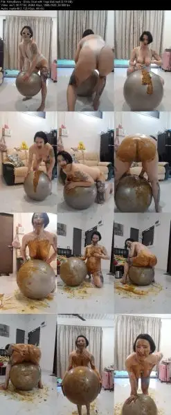 KinkyBunny – Erotic Scat with Yoga Ball