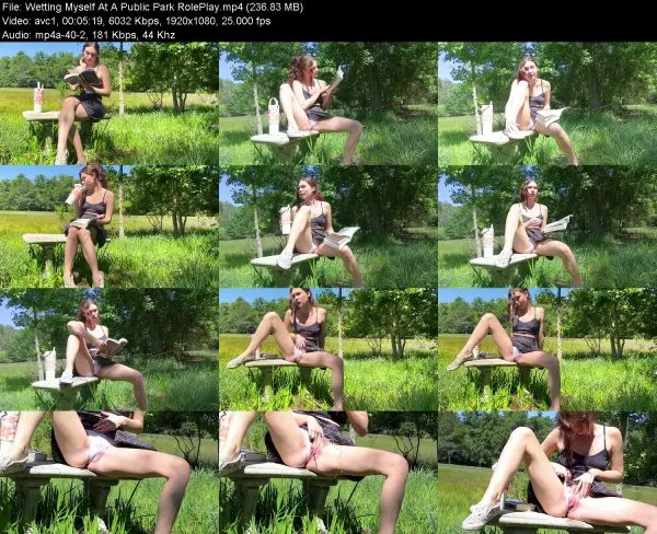 Wetting Myself At A Public Park RolePlay