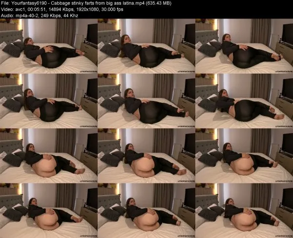 Yourfantasy6190 – Cabbage stinky farts from big ass latina