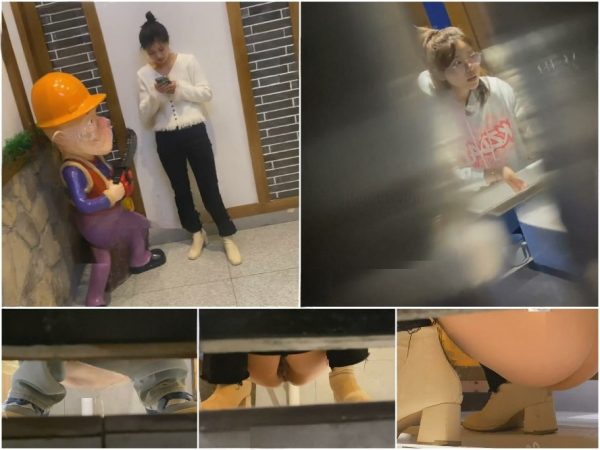 新たに流出した映像❤️ 凄腕のカメラマンが塾の女子トイレに忍び込み、2人の女子生徒が用を足しているところをこっそり撮影。1人の女子生徒はくるぶし…