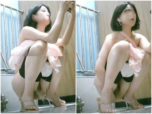 [Elite Restroom Cam 4] 高級オフィスビル：女神たちの自慰と排尿 Hidden Camera