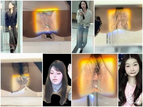【トイレ盗撮】強引な撮影と照明 – スマホの鮮明なピントがマンコとアナルを丸出しに Hidden Camera
