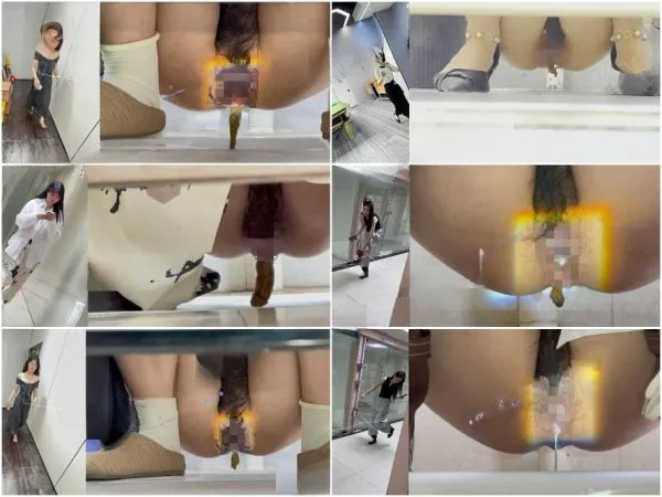 トイレから流出した4月の写真❤️ 照明を使った無許可撮影 – 希少な大判シリーズの最高品質美女 Hidden Camera