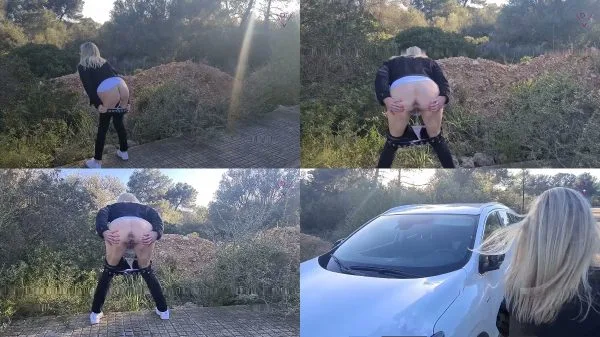 Dirty-Tina – WTF – Erwischt beim Outdoor Piss