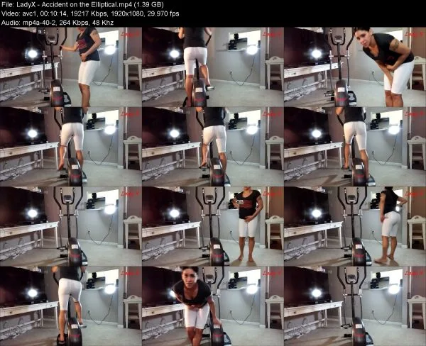 LadyX – Accident on the Elliptical