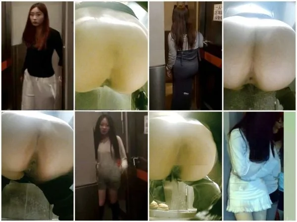 ナイトクラブの情景（後姿）：ストッキング、ハイヒール、そして大きなヒップ！［『Room』オリジナル版］ Girls on the Toilet