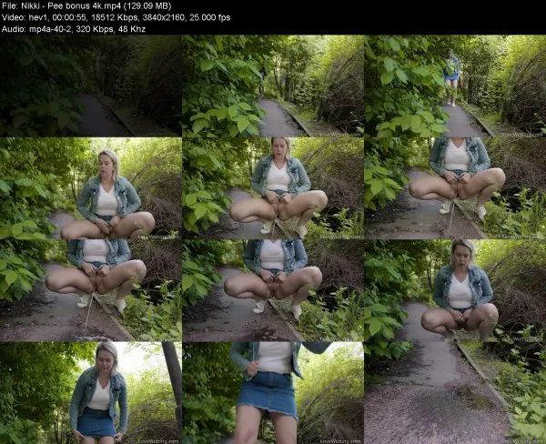 Nikki – Pee bonus 4k