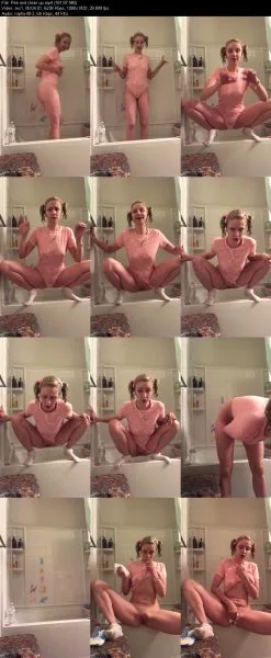 Pee and clean up