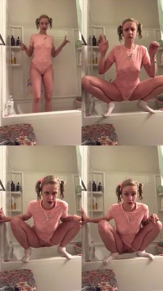 Pee and clean up