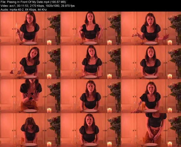 Pissing In Front Of My Date