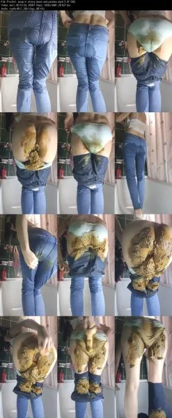 PooGirl – poop in skinny jeans and panties