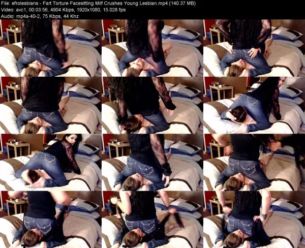efrolesbians – Fart Torture Facesitting Milf Crushes Young Lesbian