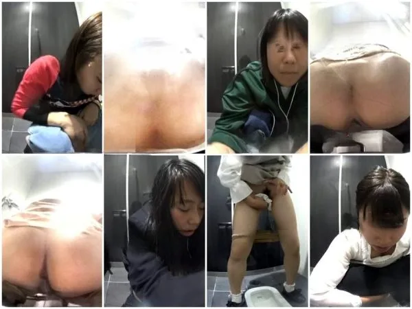 無】女子トイレ極太が出る瞬間ドアを開けられちゃうハプニング Hidden Camera