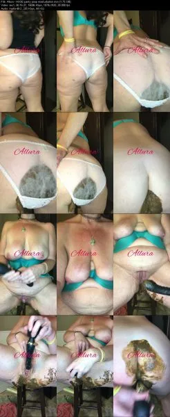 Allura – HUGE panty poop masturbation