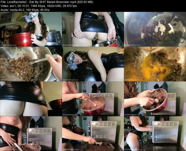 LoveRachelle2 – Eat My SHIT Baked Brownies!