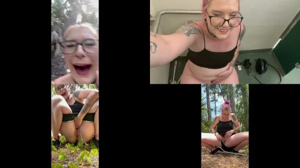 Miss Ellie – Outdoor Trail Peeing