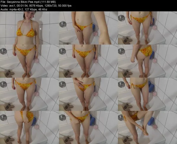 Sexysinna Bikini Pee