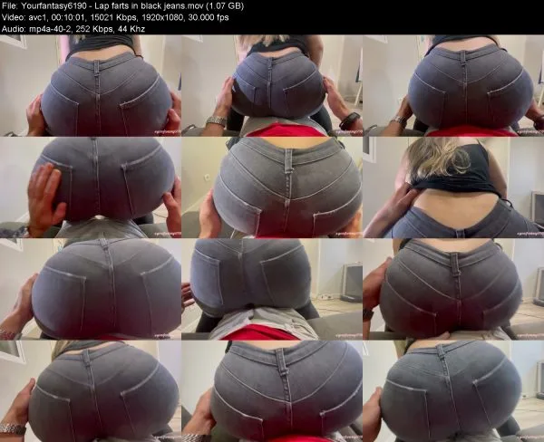 Yourfantasy6190 – Lap farts in black jeans