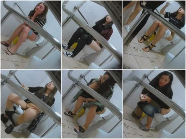 バーのトイレに仕掛けられた隠しカメラの映像。女友達のグループが連れ立って用を足しながら、好みのイケメンについて語り合っている。その中には、クール…