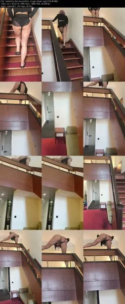 I peed from the second floor, a huge stream