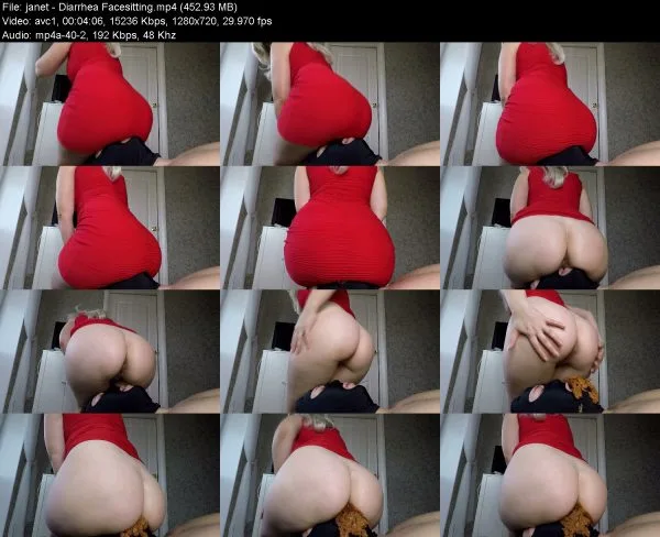 janet – Diarrhea Facesitting
