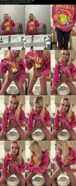 tiffstreatsxoxo – Peeing in my besties toilet