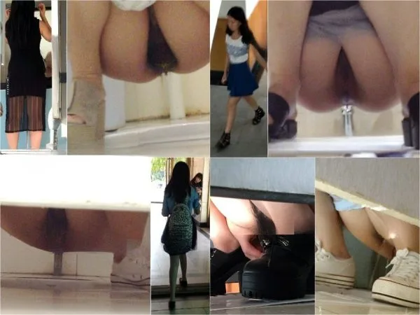 バーの女子トイレで撮影された、複数の美女たちの隠し撮りパノラマ映像 ❤️ 形が良く引き締まった、濃いピンク色の極上マンコを余すところなく堪能でき…