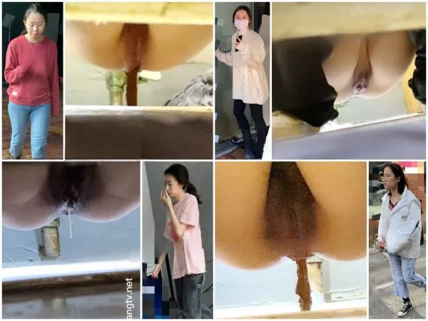 Douyin配信者「Niannian Dawang」❤️ トイレ使用中に隠し撮りされた映像。マンコとアナルを捉えた2つのアングルから、彼女が完全…