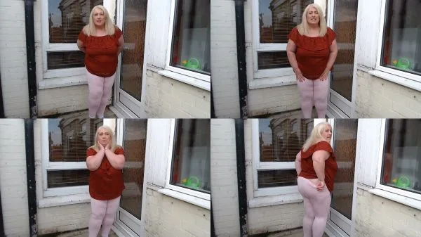 English Milf Toilet Denial BBW Public Piss in Pants
