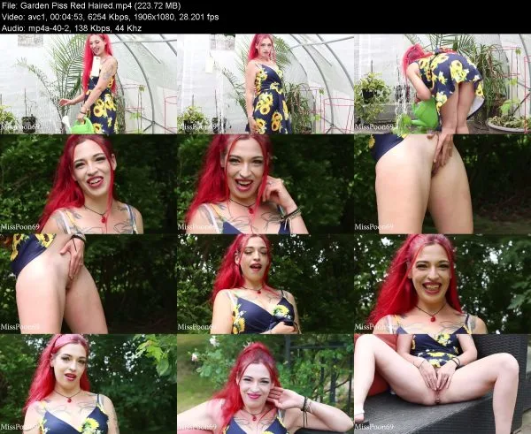 Garden Piss Red Haired