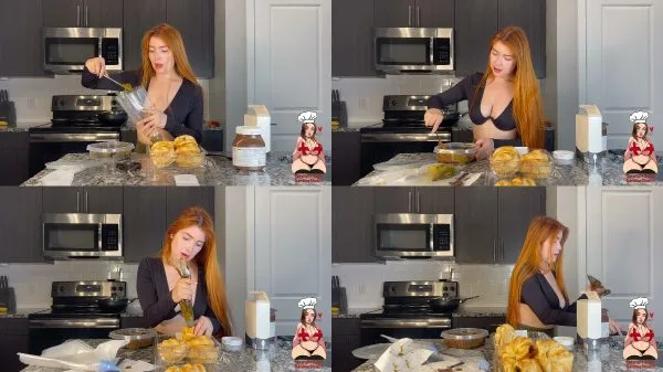 GingerCris – CwC – Butt Chocolate Croissants