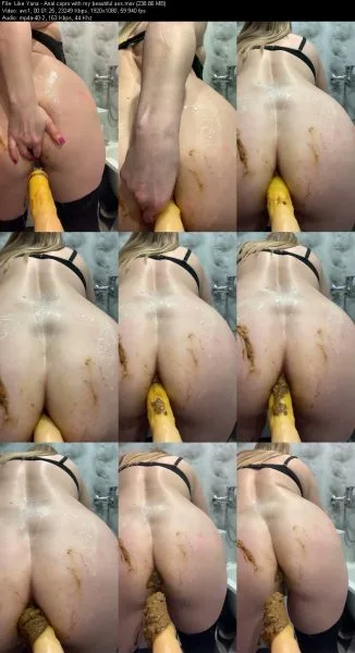 Like Yana – Anal copro with my beautiful ass