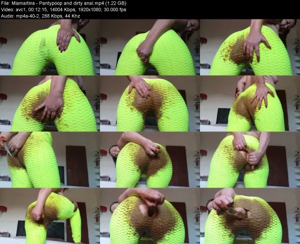 Miamartins – Pantypoop and dirty anal