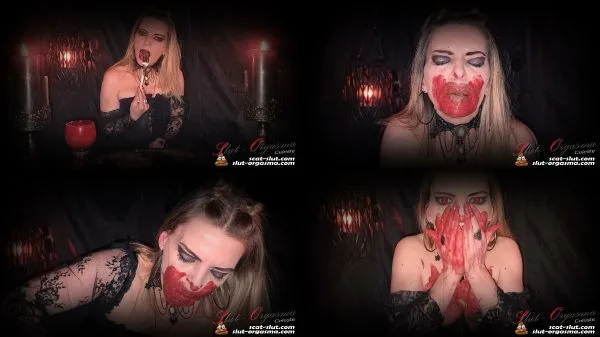 SlutOrgasma – A bloody scat dinner of a satanic witch