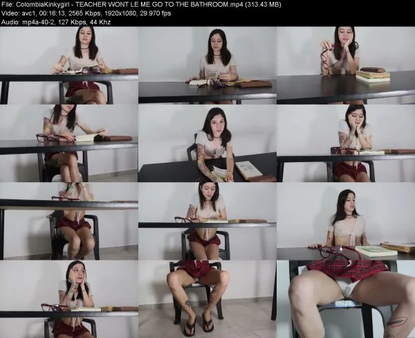ColombiaKinkygirl – TEACHER WONT LE ME GO TO THE BATHROOM