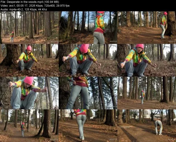 Desperate in the woods