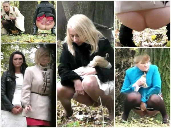 Girls Pee in The Park 5-6 Hidden Camera