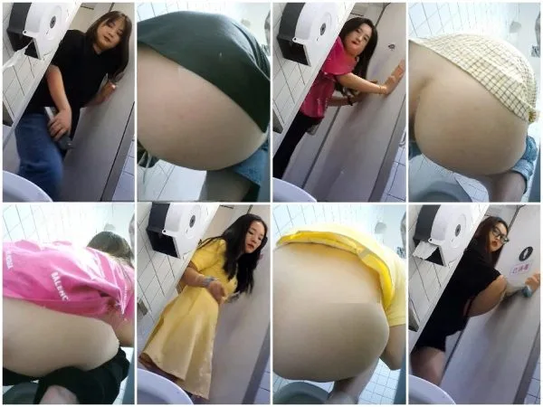 ショッピングモールのパノラマビュー❤️ 大きなお尻のエレガントな美女がたくさん、4K クローズアップがいっぱい！ Hidden Camera